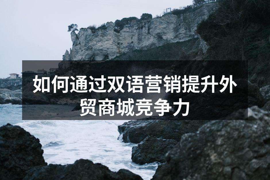 如何通过双语营销提升外贸商城竞争力